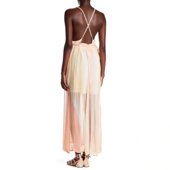 Gypsy 05 Tie Dye Tassel Dress in ASAL BLUSH S M - Picture 3 of 3